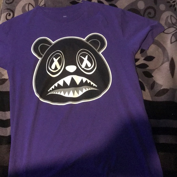 purple baws shirt
